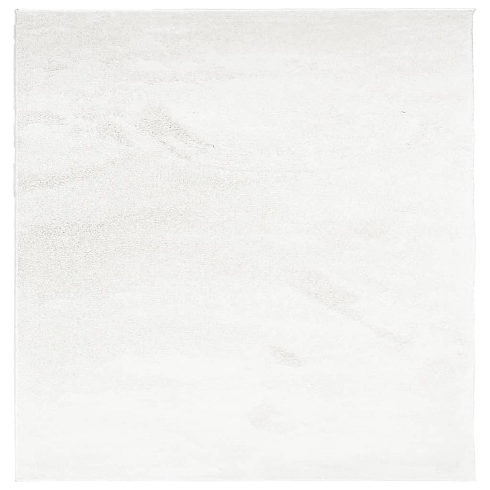Kilimas OVIEDO, kreminės spalvos, 120x120cm, trumpi šereliai