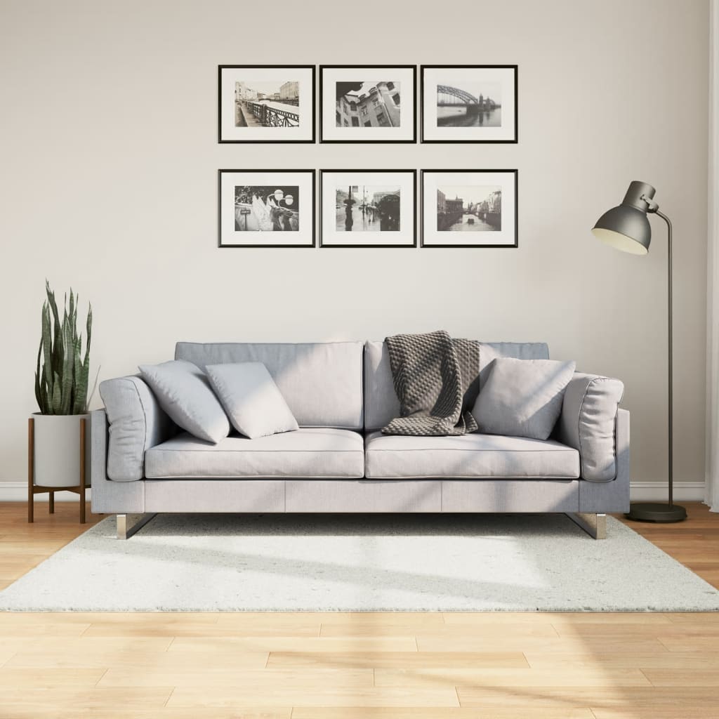 Paklājs OVIEDO, krēmkrāsas, 120x170cm, īss plūksnojums