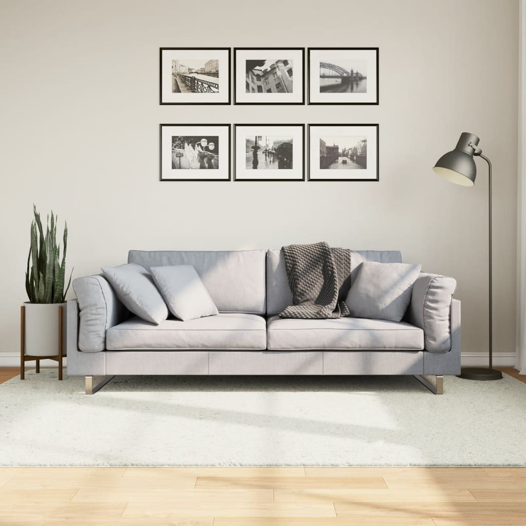 Paklājs OVIEDO, krēmkrāsas, 160x230cm, īss plūksnu garums