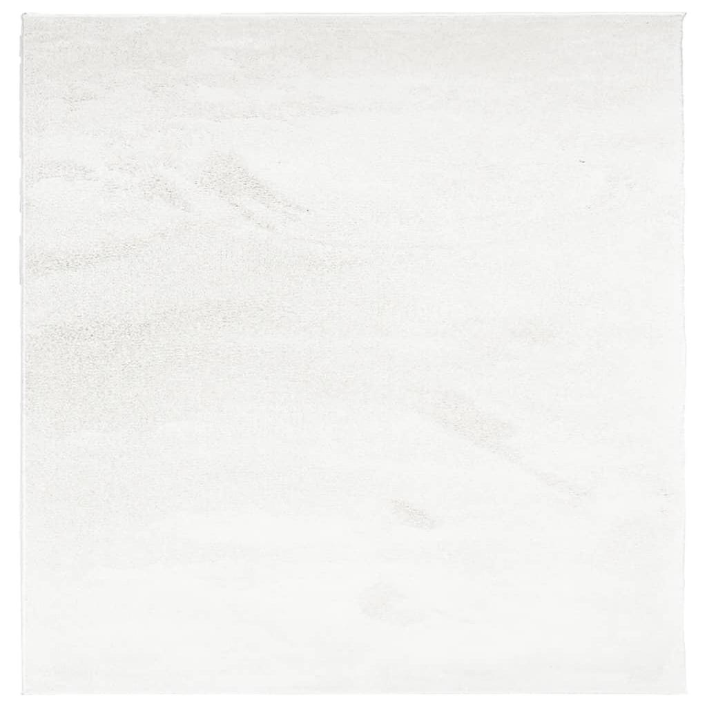Kilimas OVIEDO, kreminės spalvos, 240x240cm, trumpi šereliai