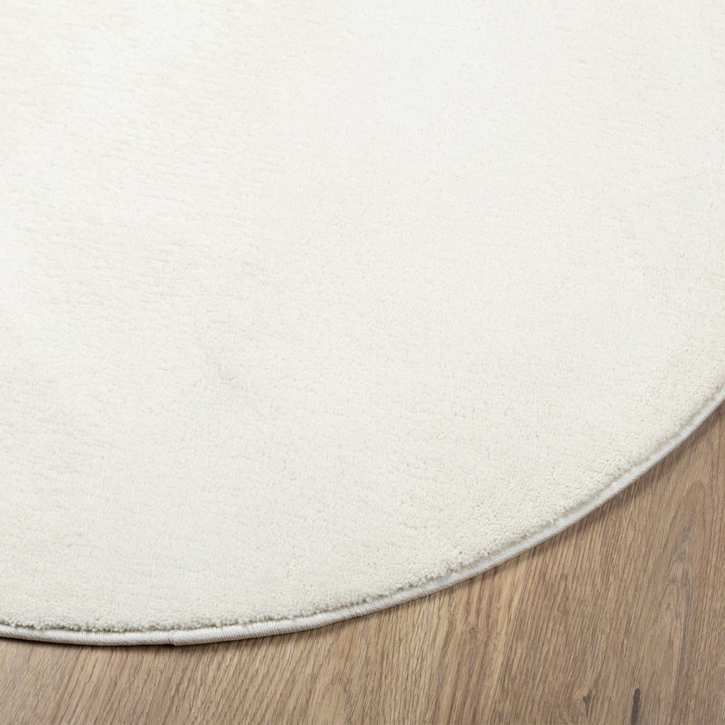 Rug OVIEDO, cream, 160cm, short pile