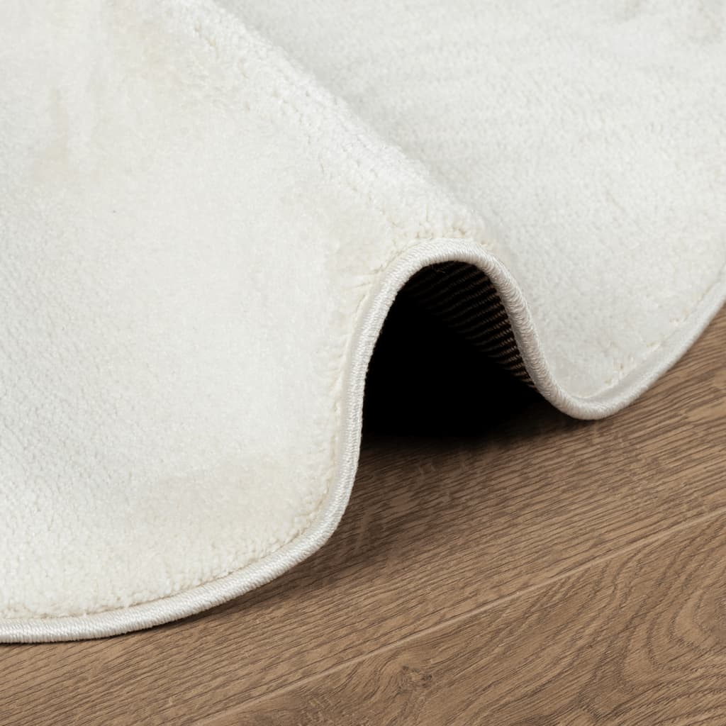 Rug OVIEDO, cream, 160cm, short pile