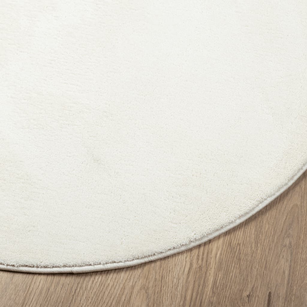 Rug OVIEDO, cream, 200cm, short pile