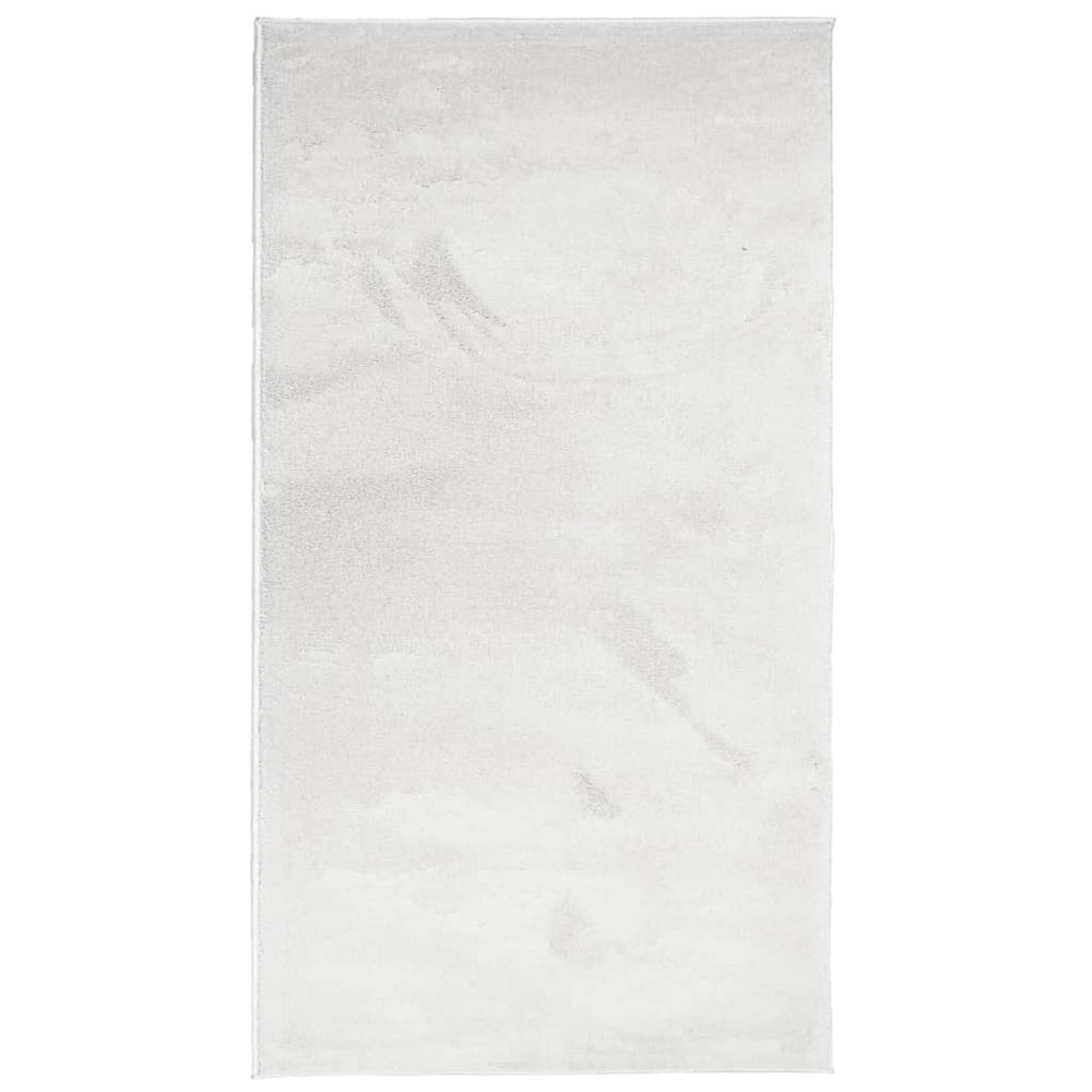 Kilimas OVIEDO, pilkos spalvos, 80x150cm, trumpi šereliai
