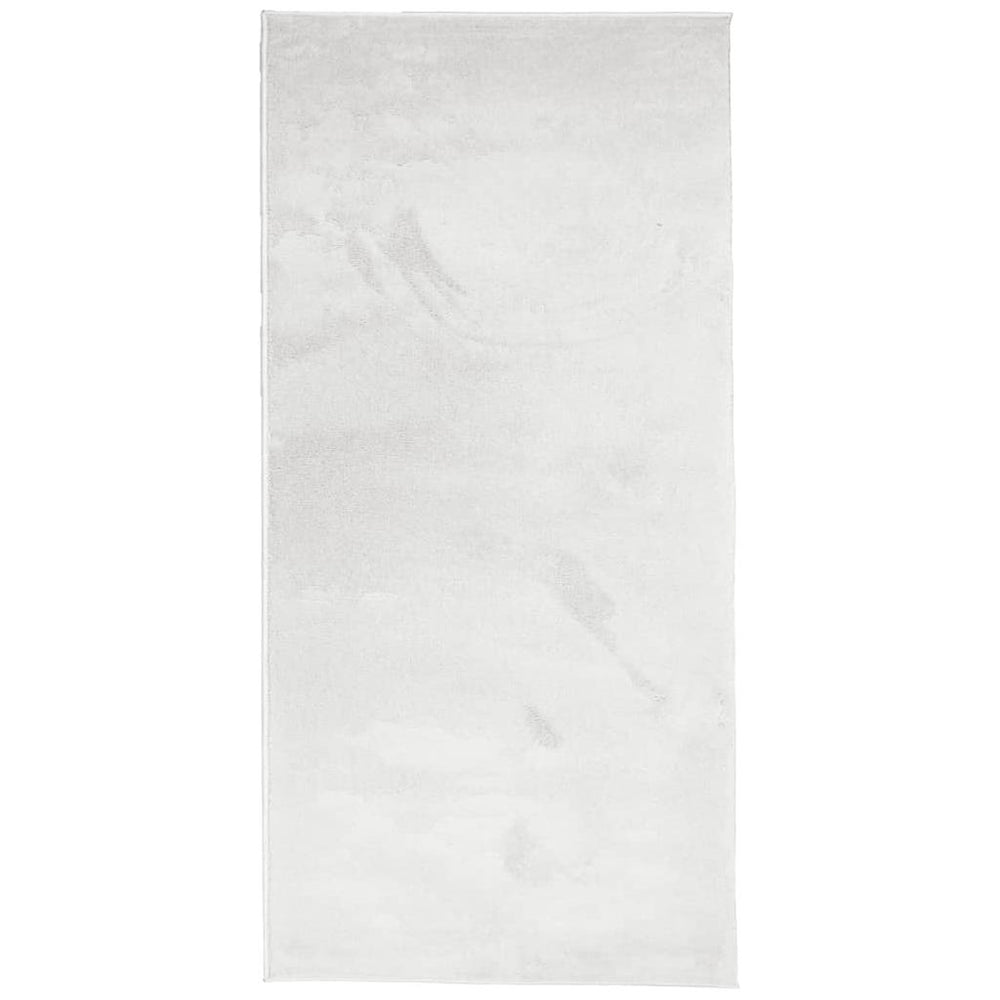 Kilimas OVIEDO, pilkos spalvos, 100x200cm, trumpi šereliai