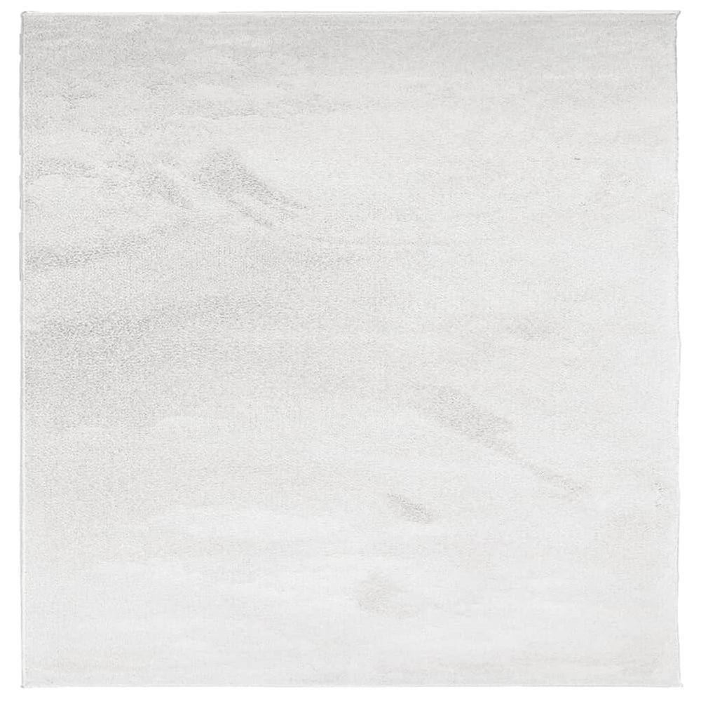 Kilimas OVIEDO, pilkos spalvos, 120x120cm, trumpi šereliai