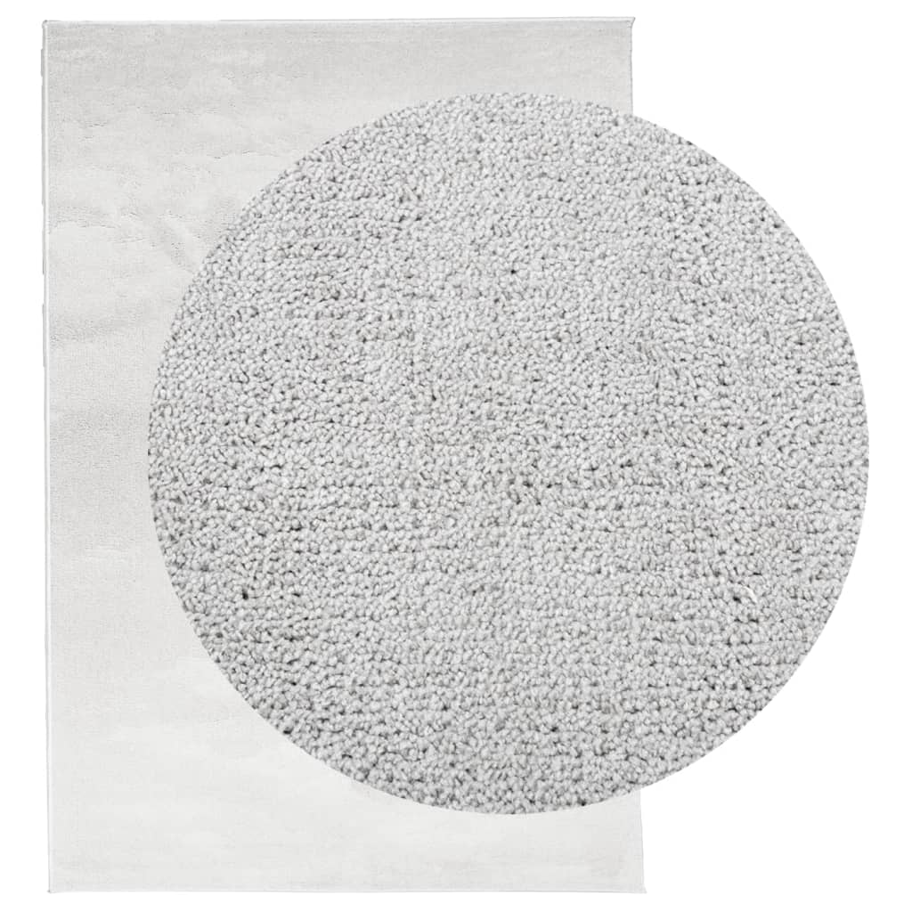 Rug OVIEDO, grey, 140x200cm, short pile