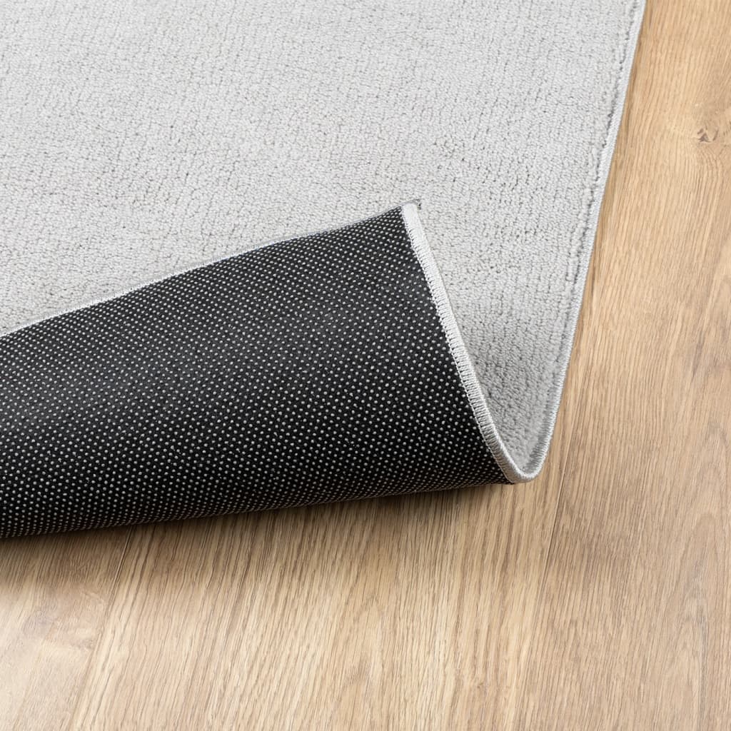 Rug OVIEDO, grey, 140x200cm, short pile