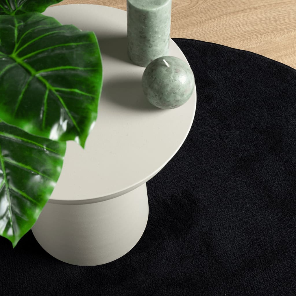 Kilimas OVIEDO, juodos spalvos, 160cm, trumpi šereliai