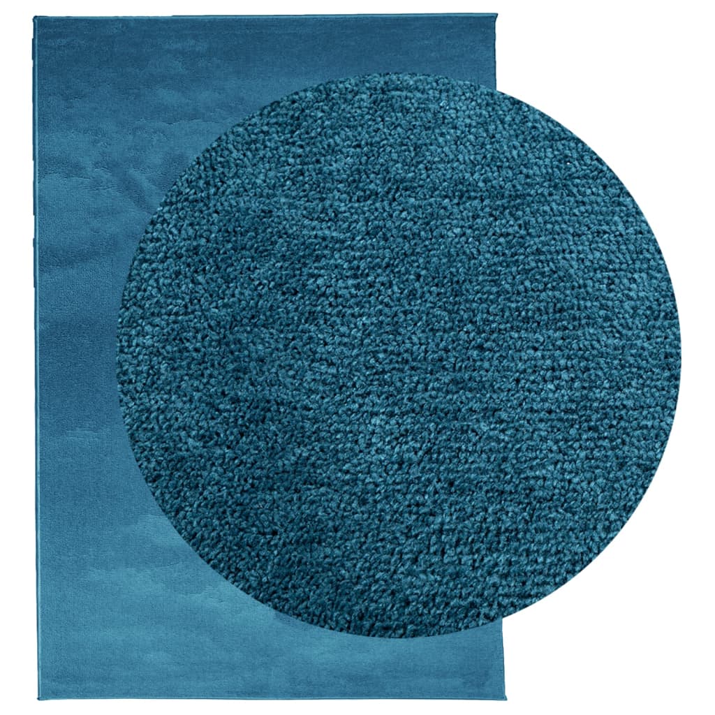 Carpet OVIEDO, turquoise, 160x230cm, short pile