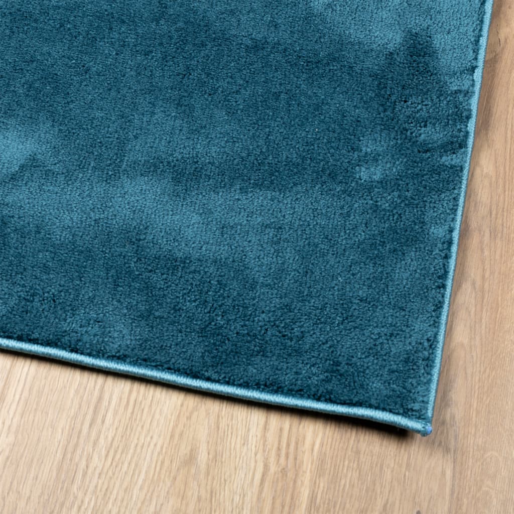 Rug OVIEDO, turquoise, 200x280cm, short pile