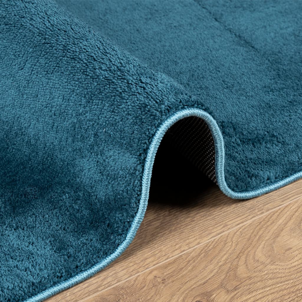 Rug OVIEDO, turquoise, 200x280cm, short pile