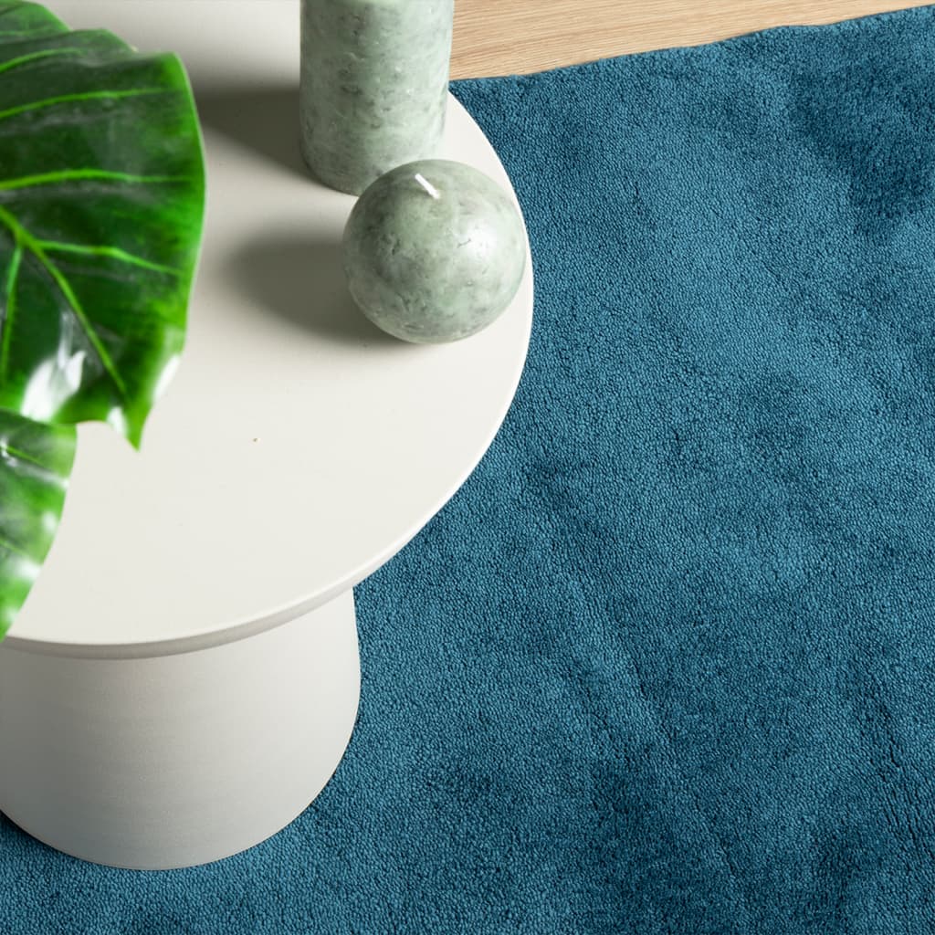 Rug OVIEDO, turquoise, 200x280cm, short pile