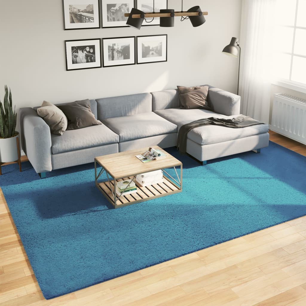 OVIEDO rug, turquoise, 240x340cm, short pile