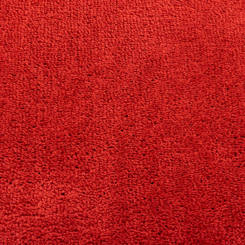Kilimas OVIEDO, raudonos spalvos, 100x200cm, trumpi šereliai