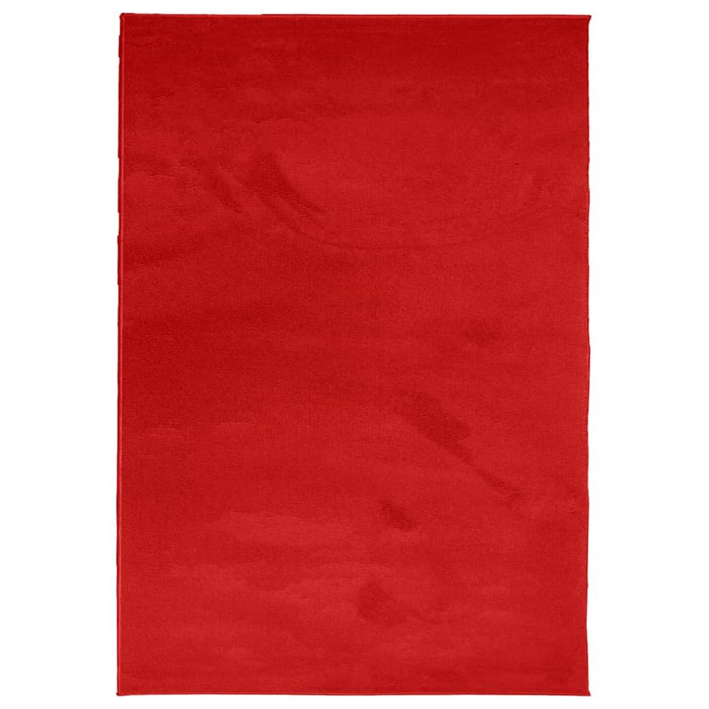 Kilimas OVIEDO, raudonos spalvos, 120x170cm, trumpi šereliai
