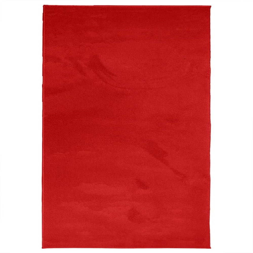 Kilimas OVIEDO, raudonos spalvos, 140x200cm, trumpi šereliai