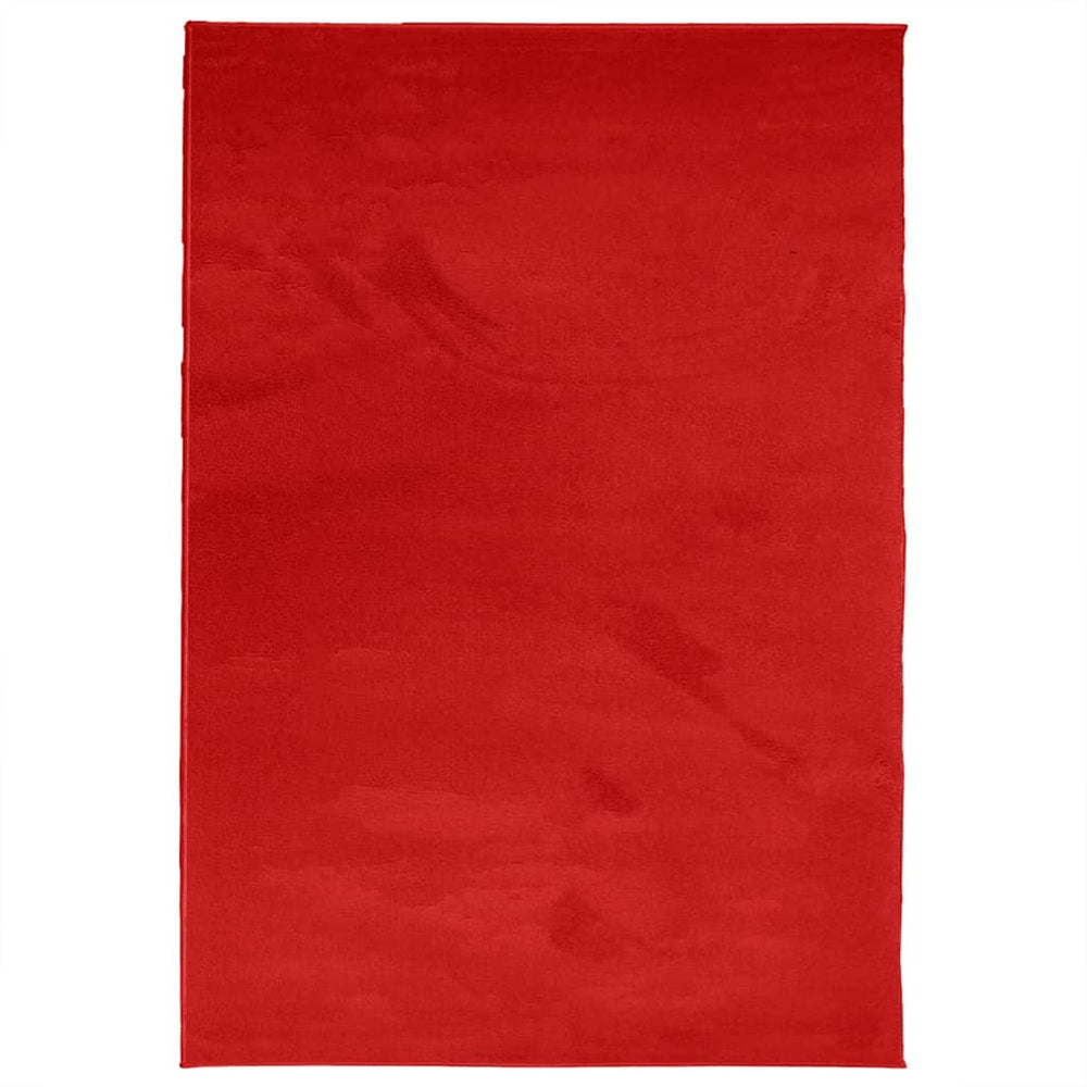 Kilimas OVIEDO, raudonos spalvos, 160x230cm, trumpi šereliai