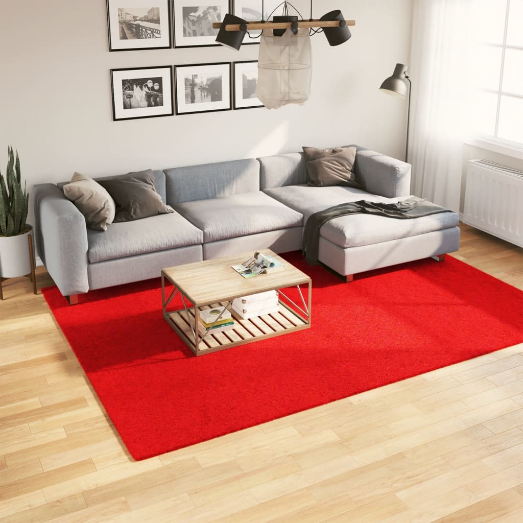 Carpet OVIEDO, red, 200x280cm, short pile