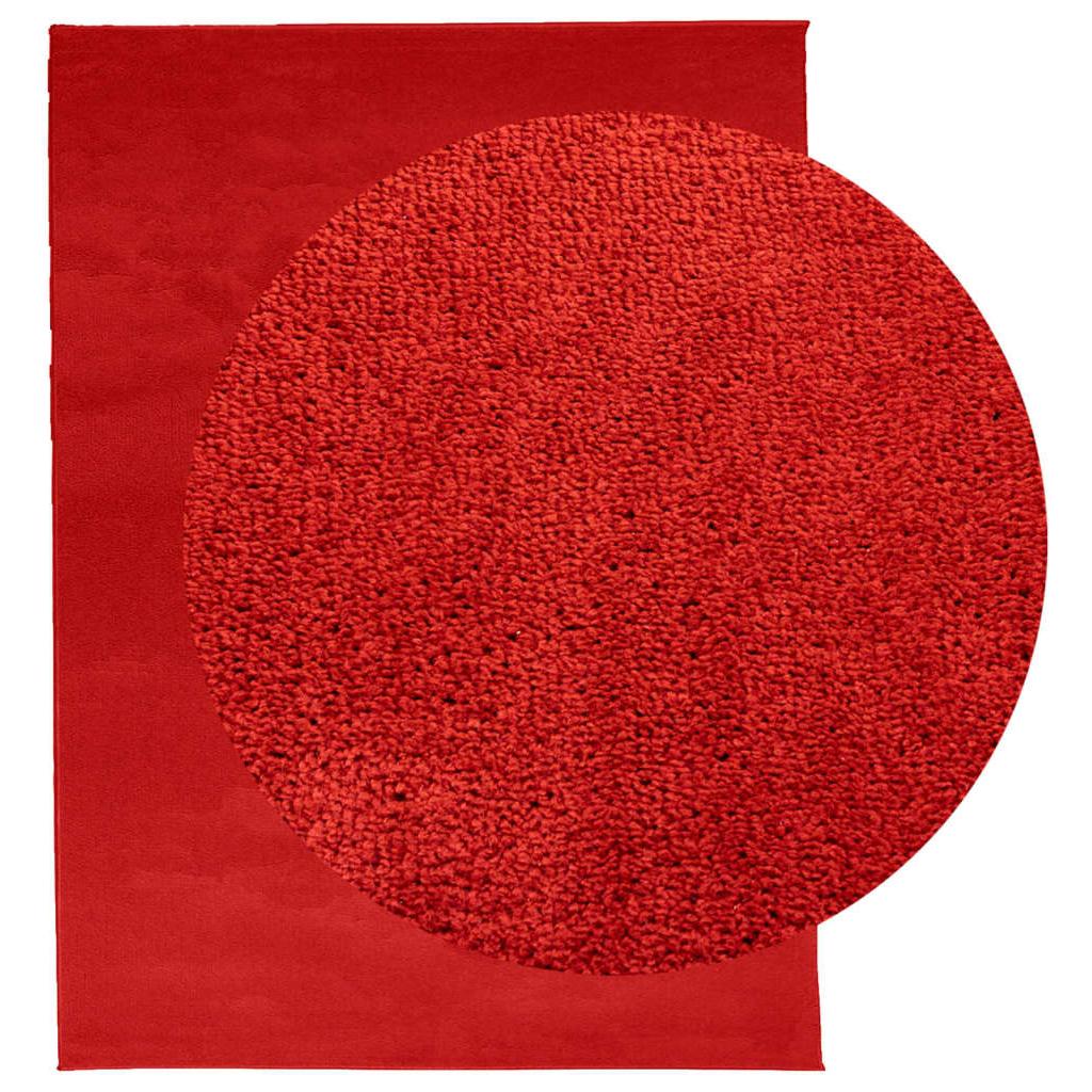 Kilimas OVIEDO, raudonos spalvos, 240x340cm, trumpi šereliai