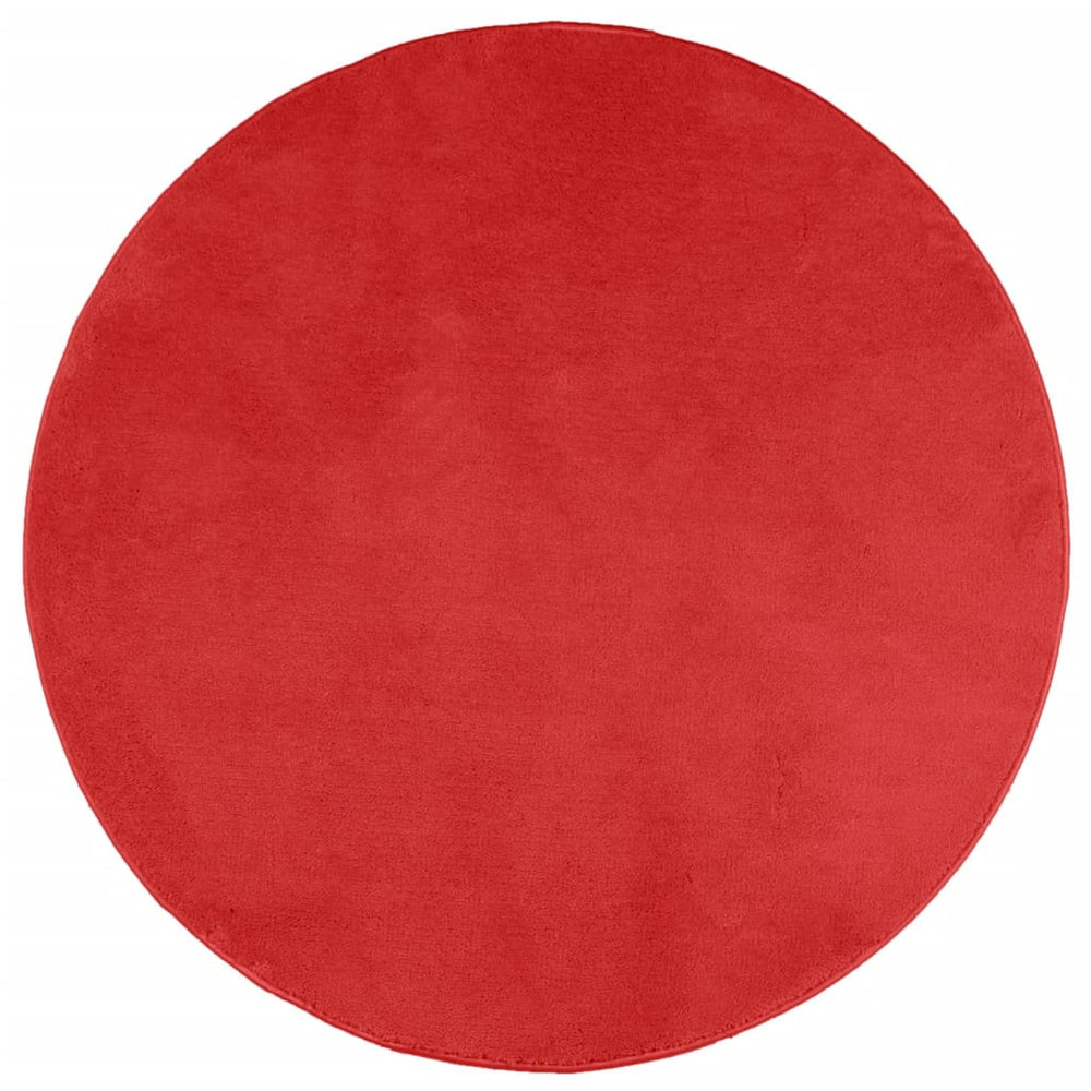 Kilimas OVIEDO, raudonos spalvos, 200cm, trumpi šereliai