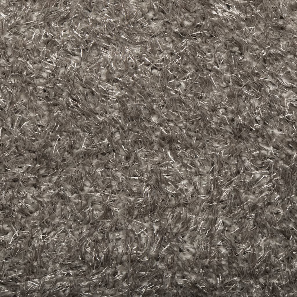 Paklājs ISTAN, pelēks, 160x230cm, spīdīgs, garš plūksnu augstums