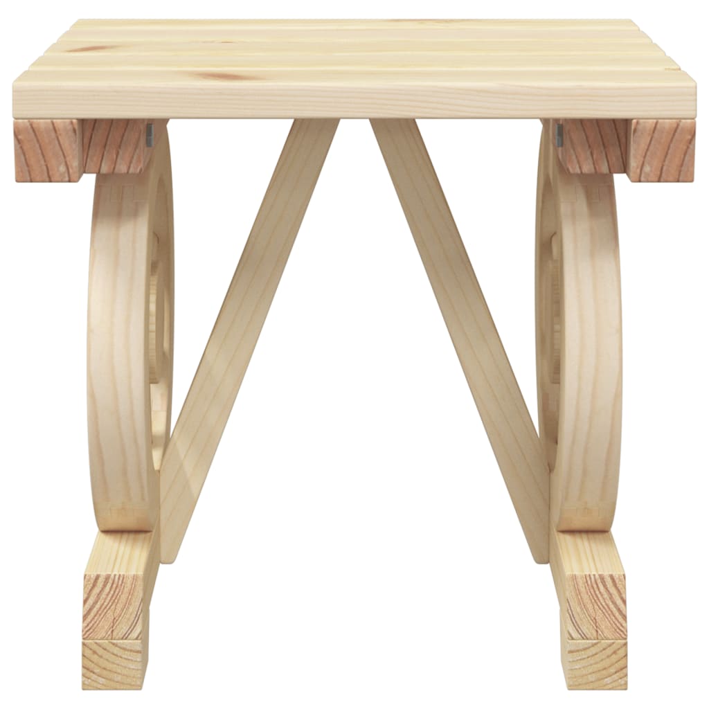 Sodo poilsio baldų komplektas, 3 dalių, eglės medienos masyvas