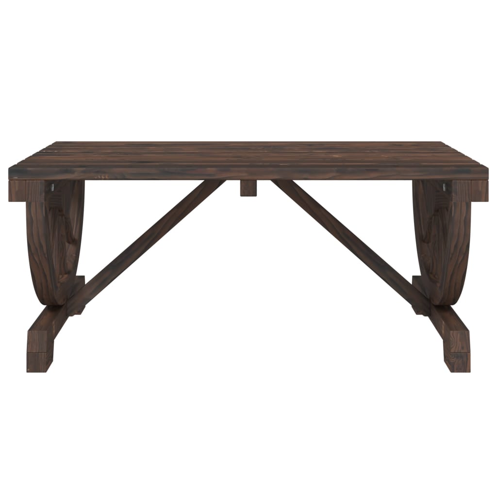Sodo kavos staliukas, 90x50x40cm, eglės medienos masyvas