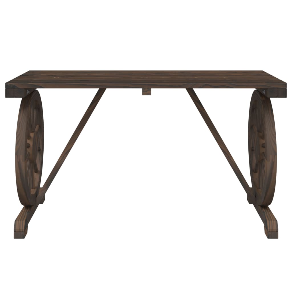 Sodo stalas, 115x55x65cm, eglės medienos masyvas