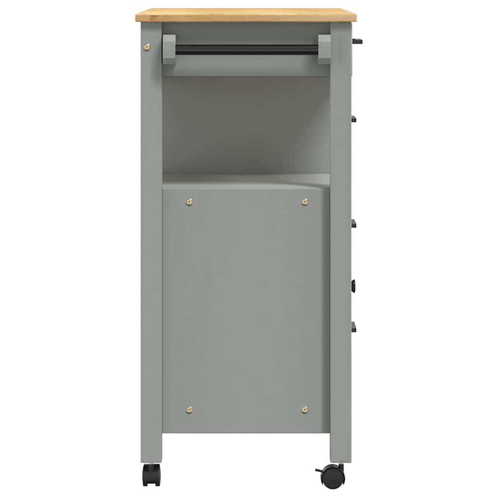 Kitchen trolley MONZA, 84x40x90cm, solid pine wood