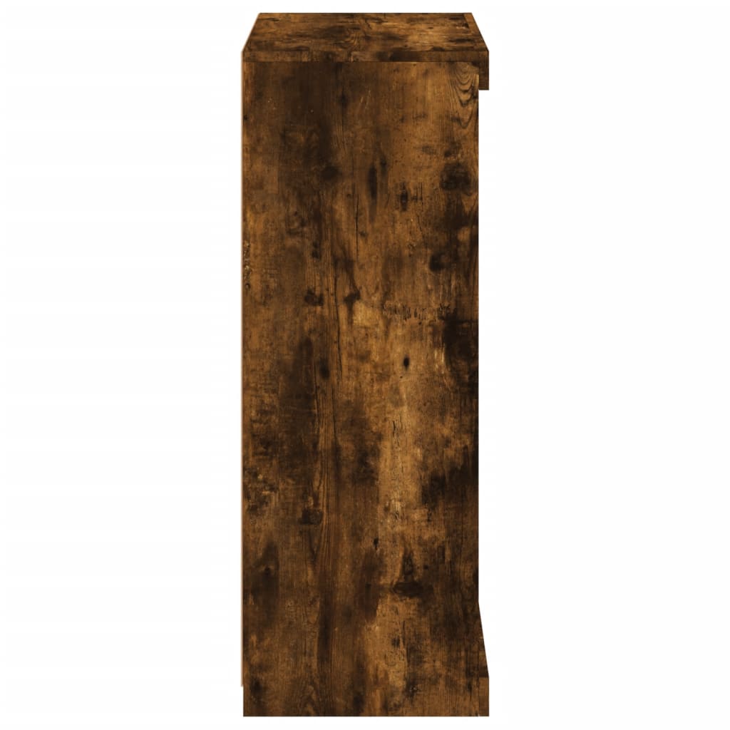 LED Sideboard, Smoked, 60.5x37x100cm