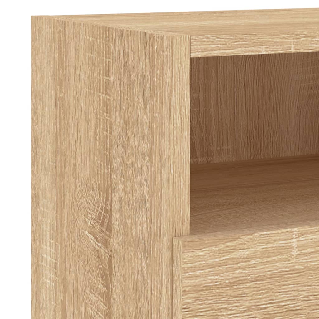 Wall-mounted TV cabinets, 2 pcs., oak, 60x30x30cm, wood