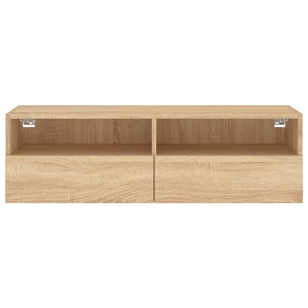 Sienas TV skapītis, ozolkoka, 100x30x30cm, apstrādāta koksne
