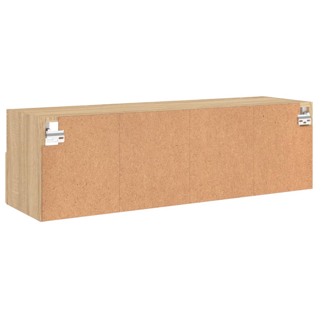 Sienas TV skapītis, ozolkoka, 100x30x30cm, apstrādāta koksne