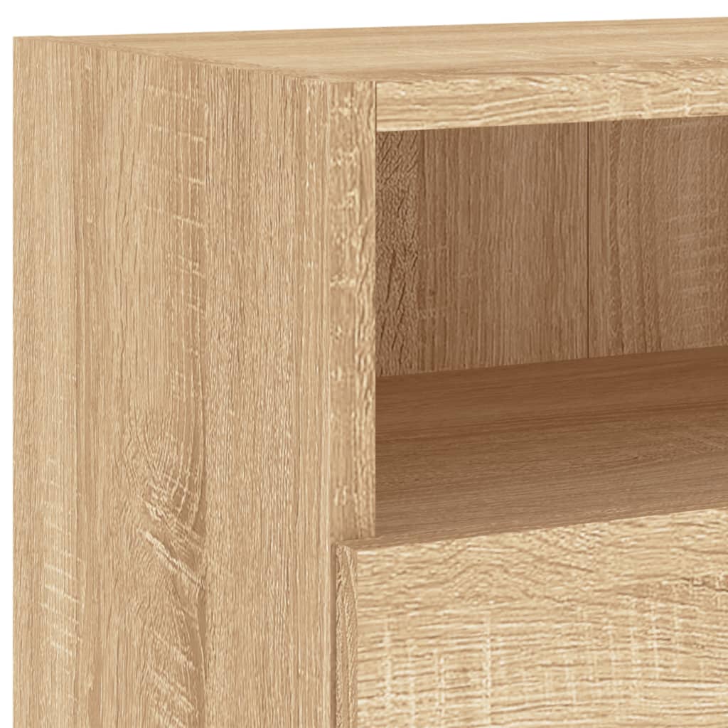 Sienas TV skapītis, ozolkoka, 100x30x30cm, apstrādāta koksne