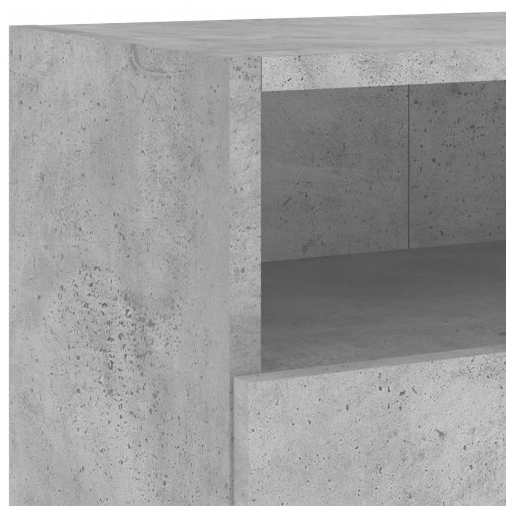 Sieninė TV spintelė, betono pilka, 100x30x30cm, mediena