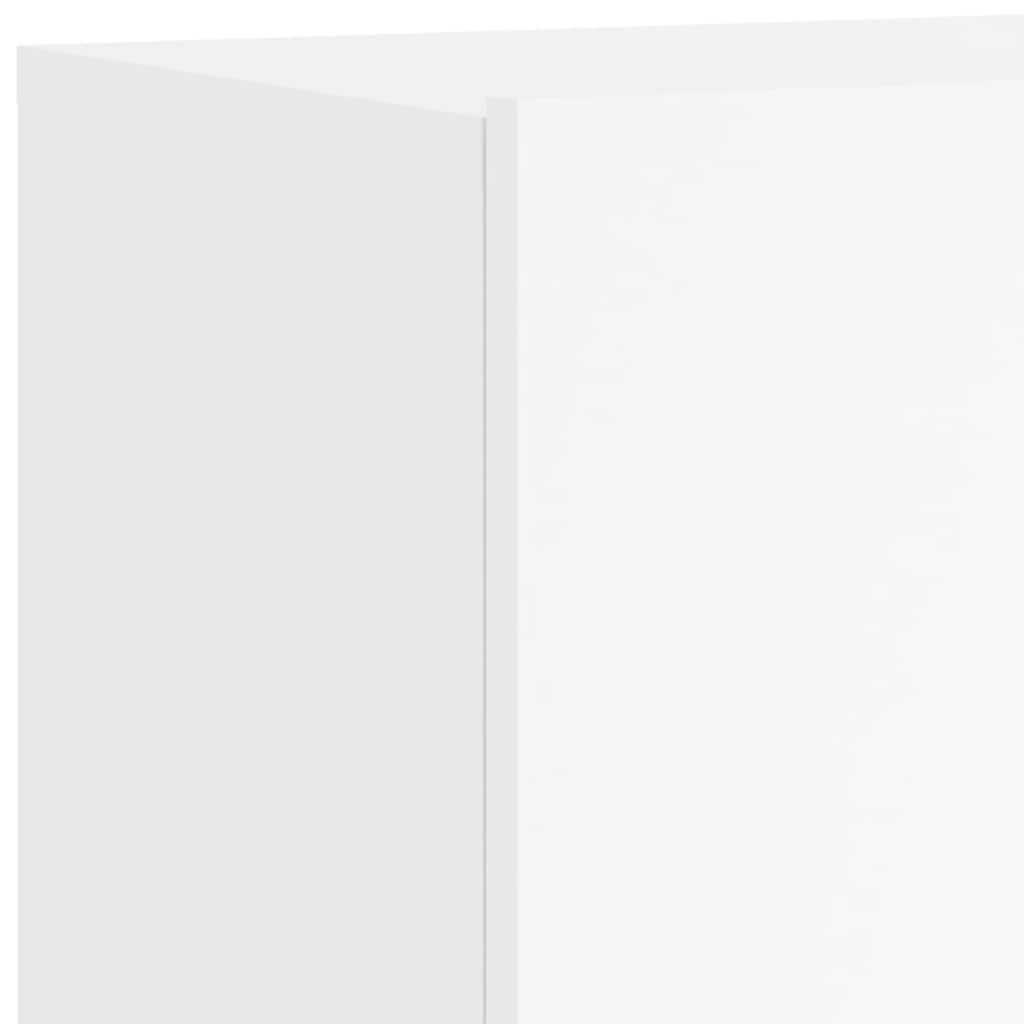 Wall-mounted TV cabinets, 2 pcs., white, 80x30x41cm
