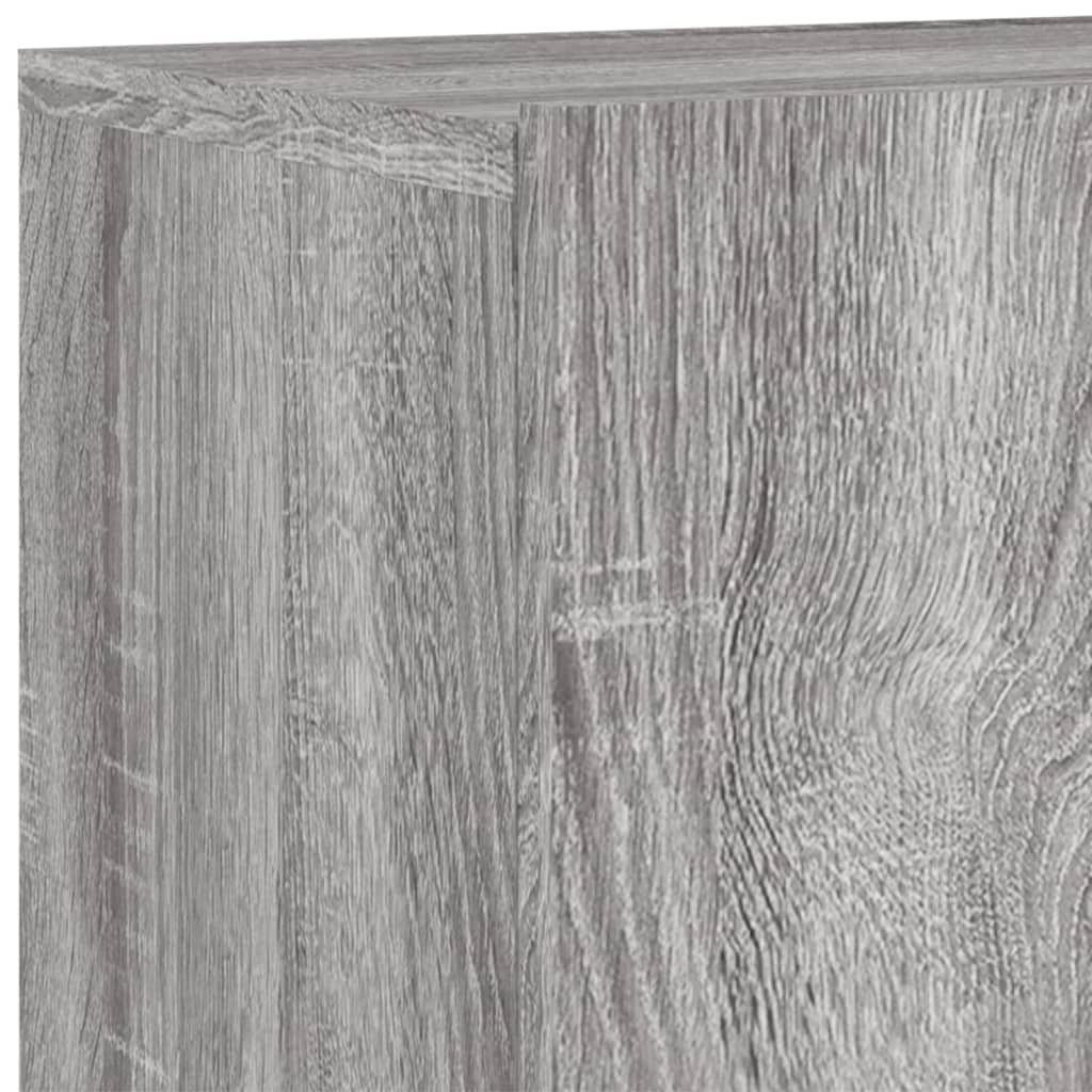 Wall-mounted TV cabinets, 2 pcs., gray oak, 80x30x41cm