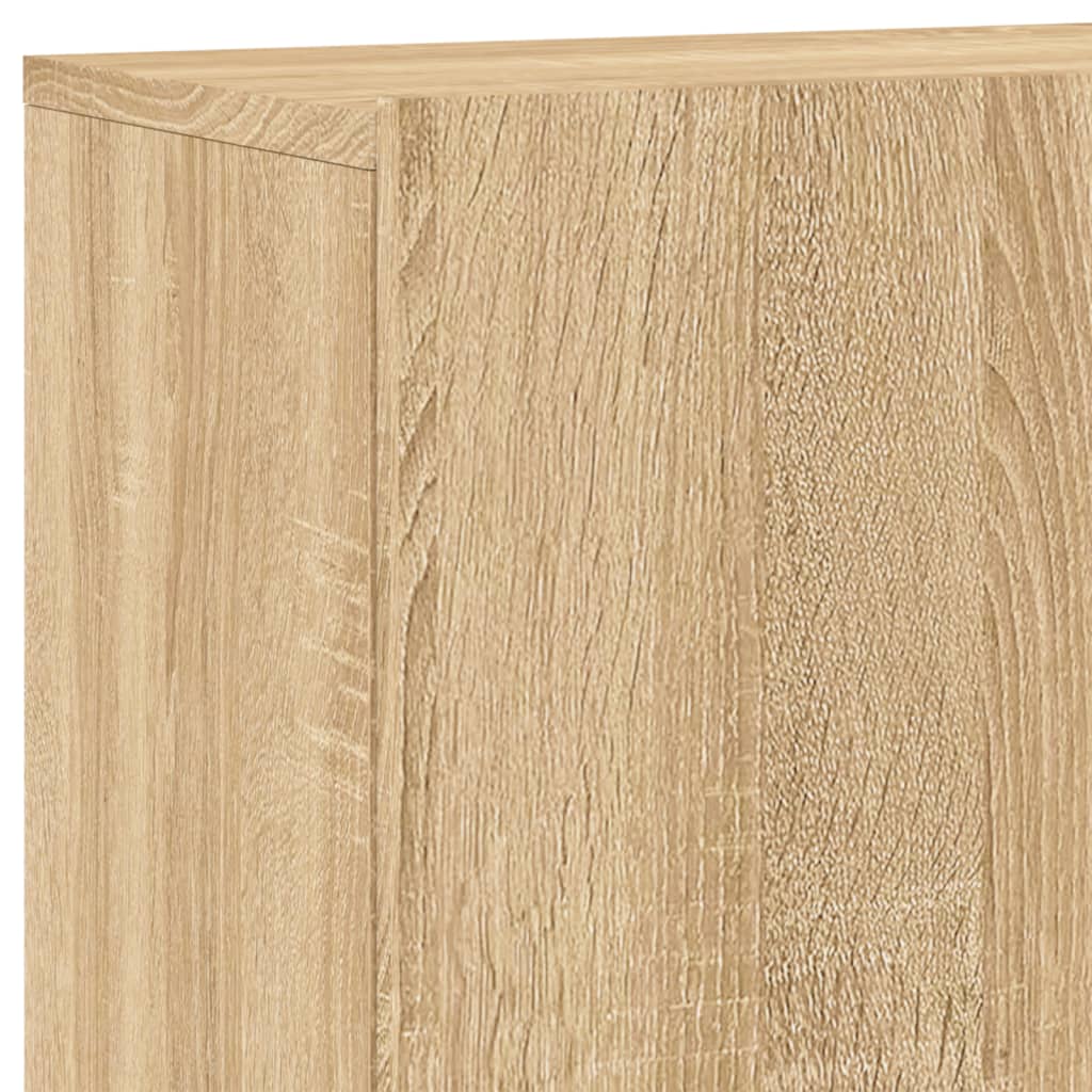 Prie sienos montuojama TV spintelė, ąžuolo spalvos, 100x30x41cm