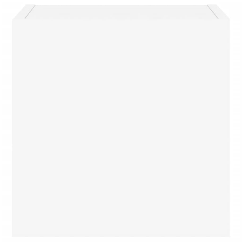 Sienas TV skapīši ar LED, 2 gab., balti, 30,5x35x30 cm