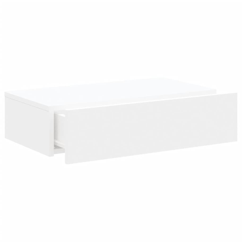 TV skapītis ar LED apgaismojumu, balts, 60x35x15,5cm