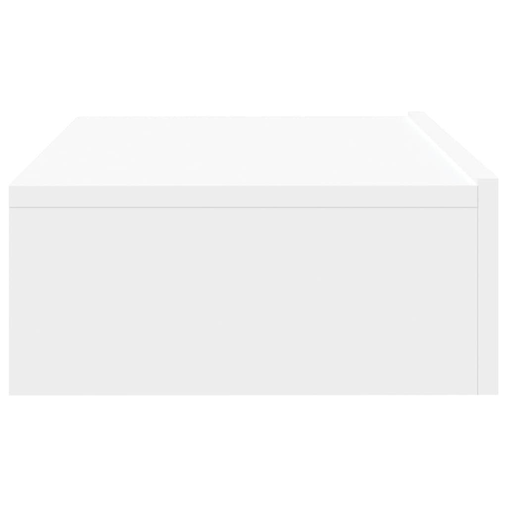 TV skapītis ar LED apgaismojumu, balts, 60x35x15,5cm