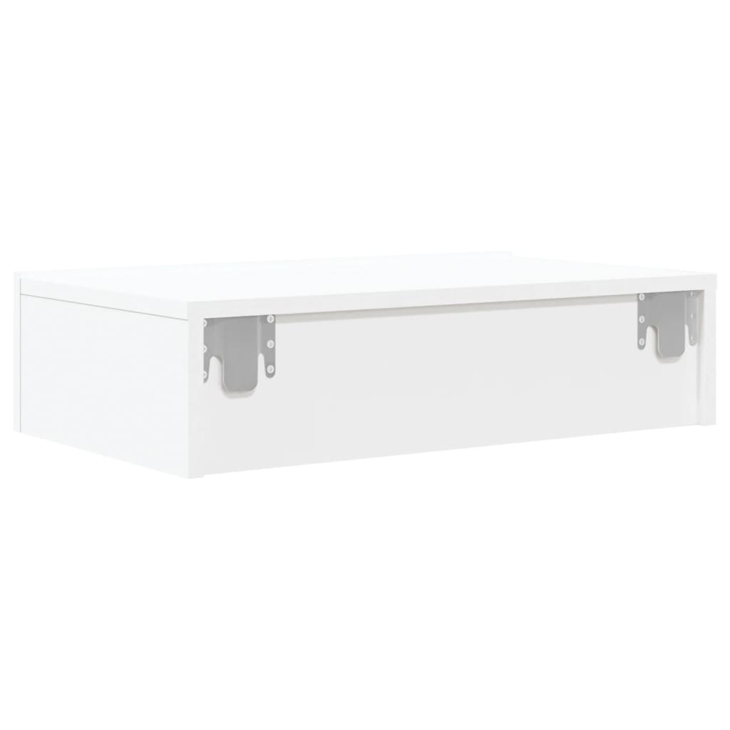 TV skapītis ar LED apgaismojumu, balts, 60x35x15,5cm