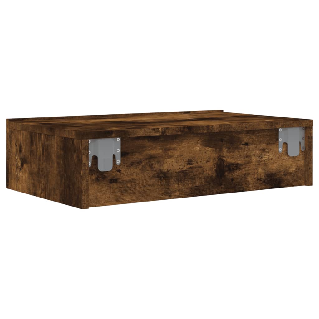 TV skapītis ar LED gaismām, dūmu krāsas, 60x35x15,5cm