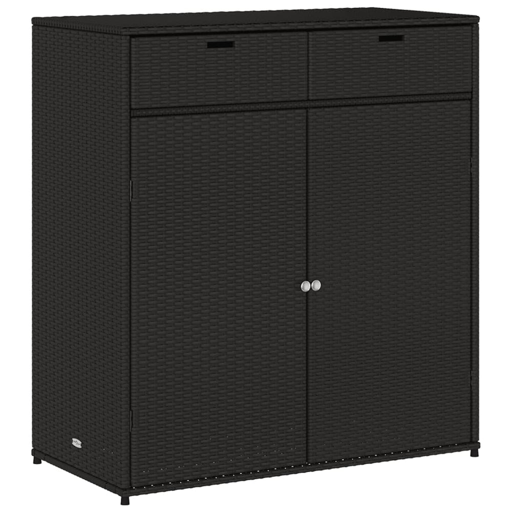 Sodo spintelė BRUSE, juoda, 105cm.