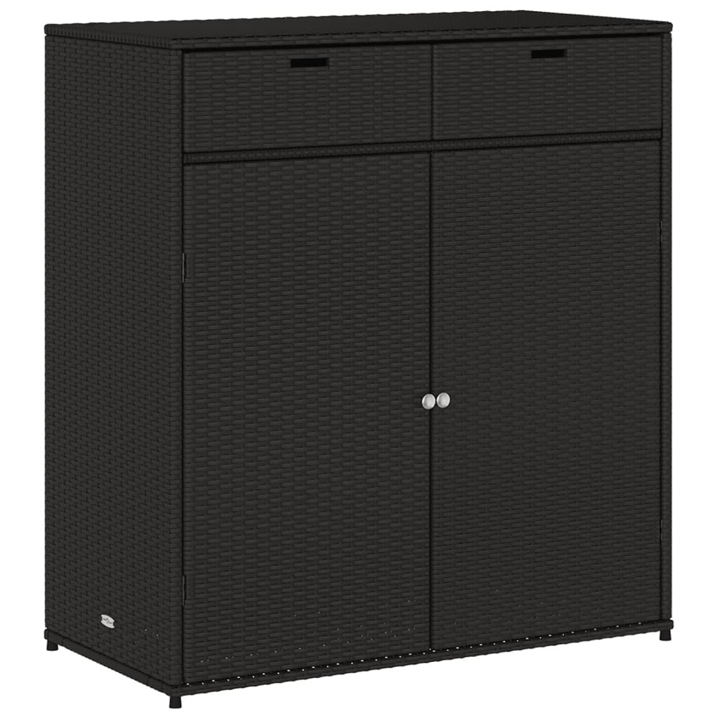 Sodo spintelė BRUSE, juoda, 105cm.