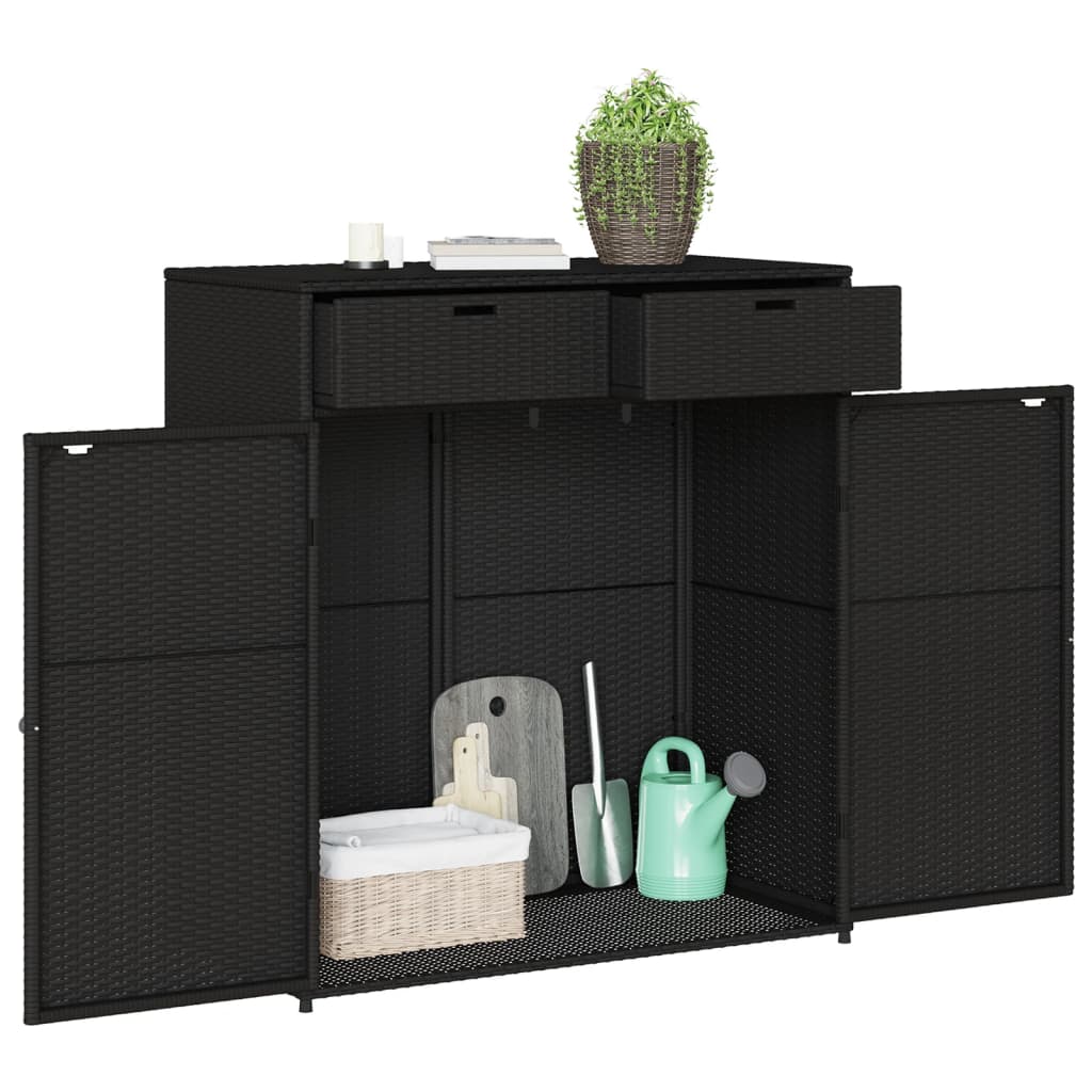 Sodo spintelė BRUSE, juoda, 105cm.