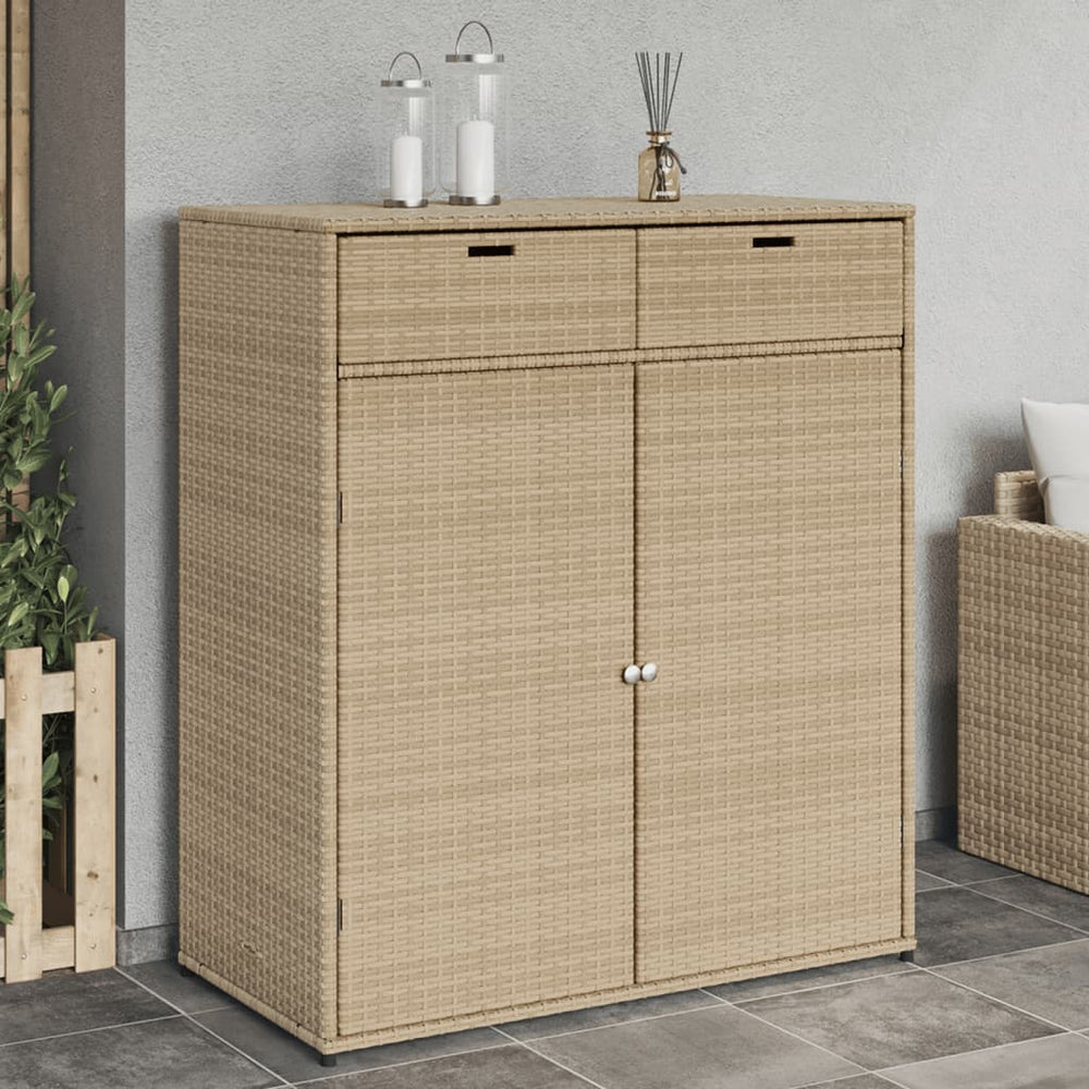Sodo spintelė BRUSE, smėlio, 105cm.