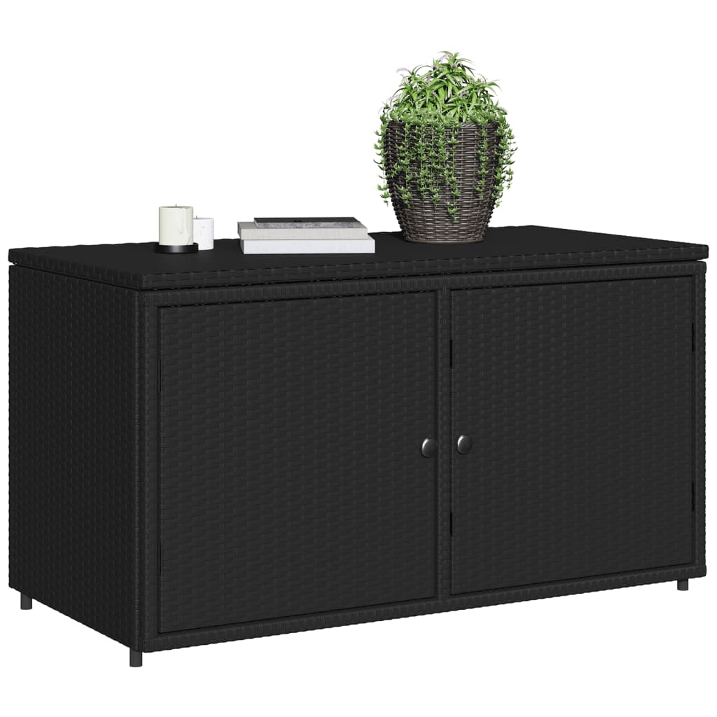 Sodo spintelė BRUSE, juoda, 110cm.