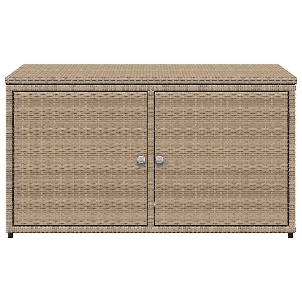 Sodo spintelė daiktams, smėlio, 110x55x60,5cm, poliratanas